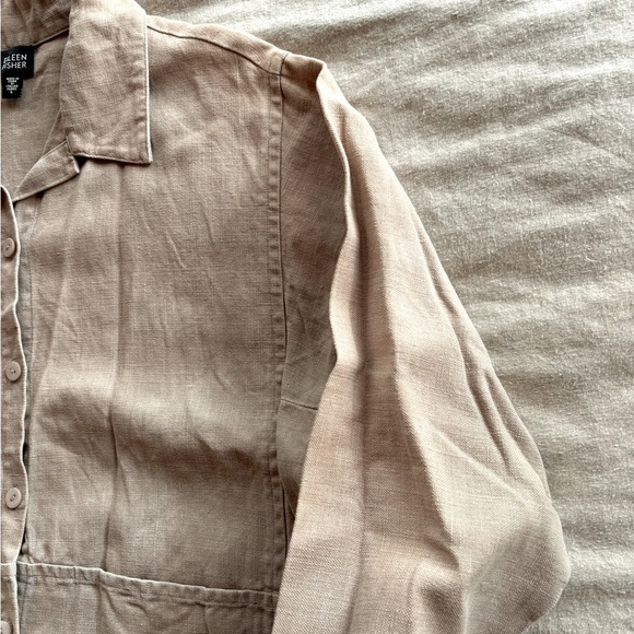 Vintage Eileen Fisher Linen Chore Coat - Picture 5 of 8
